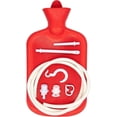 thumbnail image 1 of Kit de bolsa de enema Bolsa de enema de 2 cuartos con manguera de 5 pies de largo, puntas de varios tamaños y abrazadera de flujo de agua controlable para enemas de limpieza de colon (rojo), 1 of 5