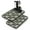 White-623, variant on Drying Pad with Bohemian style Design - Vintage Fashion Kitchen Mat Under Coffee Maker, Artistic Rustic Coffee Bar Mat, Fast Drying Absorbent Diatom Material for Sink Area