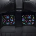 thumbnail image 4 of Renewold Bat Mushroom Spider Web Rubber Car Floor Mats Auto Carpet Non-slip Rubber Car Rugs Full Set Universal Fit for Most Vehicles Halloween Auto Interior Decor, Set of 4, 4 of 7