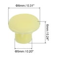 thumbnail image 2 of Uxcell 1000Pack 5mm(3/16") Dia Plastic Screw Hole Plugs Cover for Furniture, Yellow, 2 of 6