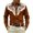 Brown7, variant on Y-Sunset Western Shirts for Men Cowboy Pearl Snap Long Sleeve 3D Print Country Shirts Casual Work Slim Fit Button Down Outfits