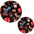 thumbnail image 7 of SKYSONIC Love Bear Car Pot Holders Trivets, 2 Pcs Heat Resistant Trivets for Hot Dishes,Valentine Red Heart Cotton Thread Weave Trivet Mats for Hot Pads Pans Pot Bowl Teapot for Kitchen Decor, 7 of 7