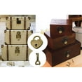 thumbnail image 5 of Mightlink Small Metal Heart Shaped Padlock, Mini Lock with Key, for Jewelry Box Storage Box Diary Book - 1PC, 5 of 6