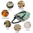 thumbnail image 7 of Kdxio Colorful Palm Leaves Women Reusable Grocery Bags Foldable Ripstop,Reusable Shopping Bags for Shopping,Gym,Gift, 7 of 7