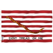 Anley Fly Breeze 3x5 Ft First Navy Jack Flag - Dont Tread On Me Flags