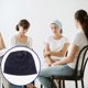 thumbnail image 2 of Womens Headwear Turban Hat For Postpartum Comfort Dark Blue Cold Cap Soft Breathable Headscarf For Hair Protection For Home And Outdoor Use, 2 of 3