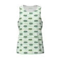 thumbnail image 4 of Haiem Cute Crocodile Men Workout Tank Top Gym Bodybuilding Sleeveless Muscle T Shirts Athletic Tank Breathable Workout Shirt-4X-Large, 4 of 9