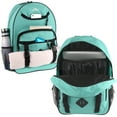 thumbnail image 6 of 24 Pack of Two Tone Multipocket Buckle Strap Backpacks for Camping, Commuting and Travel in Female Colors Pack, 6 of 10