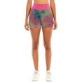 thumbnail image 4 of DODOING Women's Yoga Shorts Butt Lift Shorts Tie Dye Running Yoga Shorts Quick-Dry Activewear Workout Exercise Athletic Jogging Shorts, S-2XL, 4 of 6