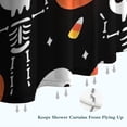 thumbnail image 6 of Halloween Pumpkin Skull Pattern Shower Curtain 84"x72" ,Bathroom Decorative Shower Curtains Set with 12 Hooks,Modern Waterproof Washable Shower Curtain, 6 of 6