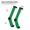 thumbnail image 3 of Italian Flag Compression Socks for Women Men Circulation Graduated Supports Socks for Running Athletic Sports, 3 of 8