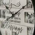 thumbnail image 4 of Mainstays Sentiment Photo Frame Wall Clock, Farmhouse-Inspired, 4 of 7