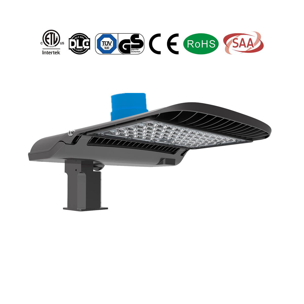 Type A1 50w 3000k LED Module Shoebox Street Parking Lot Pole Outdoor Site Area Light with photocell Brown
