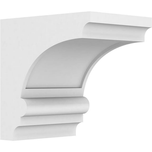 Ekena Millwork CORP07X10X10DIA Standard Diane Architectural Grade PVC Corbel - 10 x 7 x 10 Po.