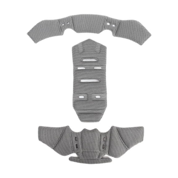 lacooooppia Helmet Padding Kit Cushions Soft Insert Reusable Helmet Pads Replacement Universal Foam Pads for Road Bikes Skateboard Sports Grey