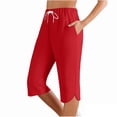 thumbnail image 1 of WILLBEST Pantalones Casuales para Mujer, Cómodos Pantalones Deportivos de Cintura Media para Uso Diario, Moda, Estilo Sólido, Ropa Deportiva Grande, 1 of 4