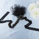 thumbnail image 4 of Recién llegado, mujer, dama, moda, baile, , boda, plumas, encaje, diadema, , , negro Hugo Acceso de las mujeres, 4 of 4
