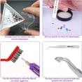 thumbnail image 5 of EASTIN Hotfix Applicator with Rhinestones  Hot Fix Rhinestone Applicator Tool Kit with 4028Pcs Rhinestones  7 Different Sizes Tips  Rhinestone Picker Pens and Brush for Cloth Bedazzler Cr, 5 of 5