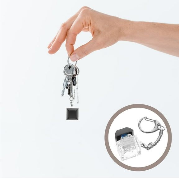 ELAYARD 1Pcs Black Backpack Keychain for Daily Use and