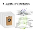 thumbnail image 5 of Replacement Dust Bags Compatible with Airrobo T20+ Robot Vacuum, 12 Pack, 5 of 5