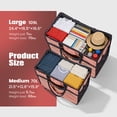 thumbnail image 6 of Reusable Grocery Bag on 6 Wheels,with Removable Baseboard,Foldable Rolling Tote,Heavy Duty Shopping Cart for Groceries,Laundry & Travel (Navy Blue, Large-109L), 6 of 8