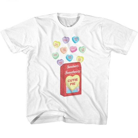 Sweethearts Box And Hearts White Youth T-Shirt