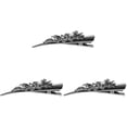 thumbnail image 3 of FRCOLOR 3pcs Hair Clip Crystal Alligator Clip Women Wedding Decorative Bling Barrette, 3 of 8