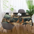 thumbnail image 5 of Yayeee Tablecloths for Rectangular Tables 54 x 54 inch Party Table Cover, Black Dinosaur, 5 of 6