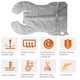thumbnail image 5 of Mantón calentado de fisioterapia de compresión cálido para invierno alivia suavemente las molestias cervicales articulares chal eléctrico para hombros 6 temperaturas Noticed AF001081-02, 5 of 6