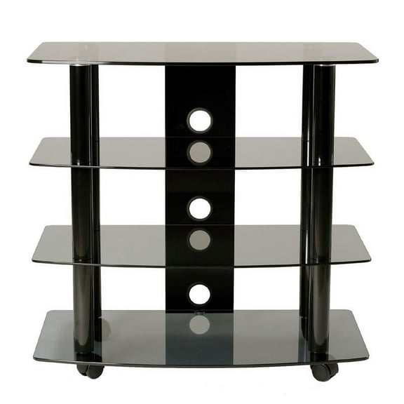 TransDeco High Boy TV Stand with Casters for Up to 35-Inch LED/LCD TV