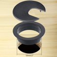 thumbnail image 4 of HAHADAXA 2" Black Desk Grommet, Plastic Wire Organizers, Computer Cable Hole Cover Plug Cap Insert(10 Pack), 4 of 7