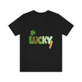 thumbnail image 2 of One Lucky Teacher Unisex Jersey Short Sleeve Tee, 2 of 10