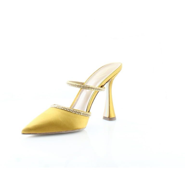 Golden yellow heels sale