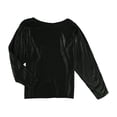 thumbnail image 2 of Suéter de punto con manga Dolman Ralph Lauren Negro Grande, 2 of 2
