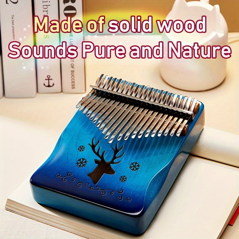 21-Key Thumb Piano Kalimba Beginner-Friendly Easy-to-Learn Finger Piano for Girls, Perfect Birthday Gift and Trendy Musical Instrument