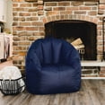 thumbnail image 6 of Big Joe Joey Bean Bag Chair for Kids/Teens, 2.5 ft Smartmax Lounge Chair, Easy-Clean & Lightweight, Navy, 6 of 8