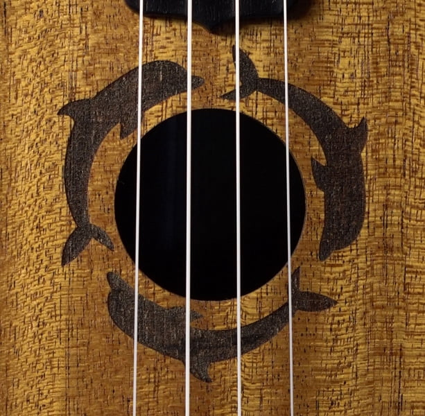 Oscar Schmidt OUN Soprano Ukulele - Dolphin w/ Hard Case