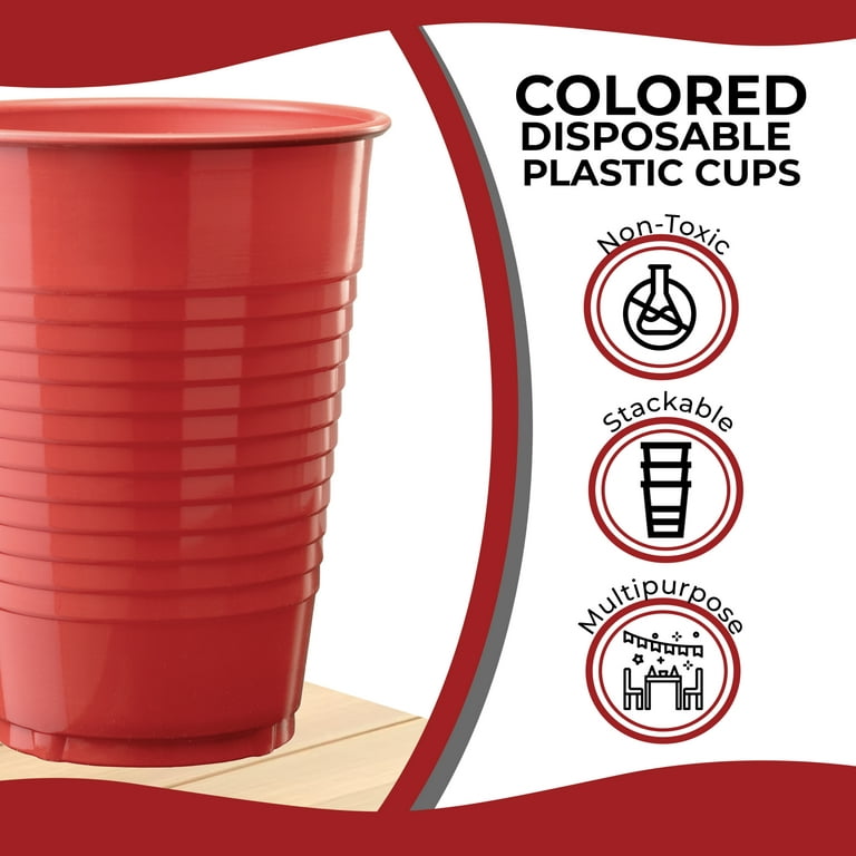 Retail 16 oz Red Plastic Cups / 25×20 – Markets Depot USA
