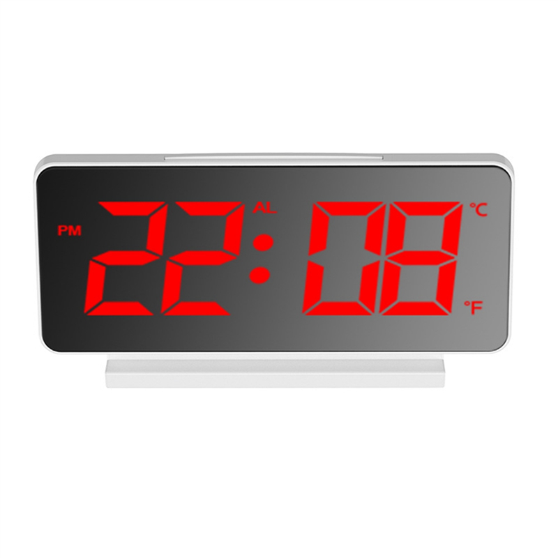 LED Digital Alarm Clock,Large Number,Bold Digit,Snooze,Adjustable Volume,Easy Operation,for