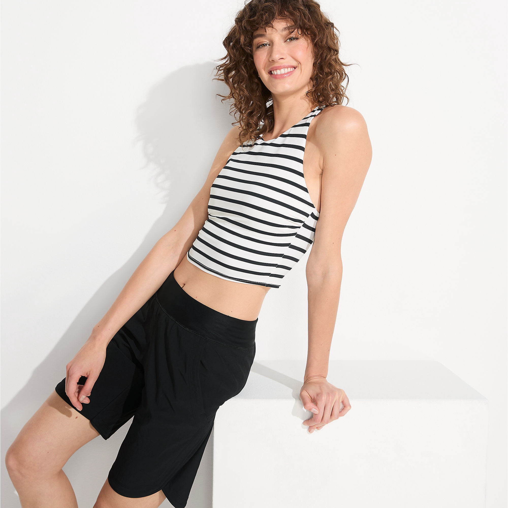 Lands' End Women's SunShade UPF 50 9" Board Shorts with Panty