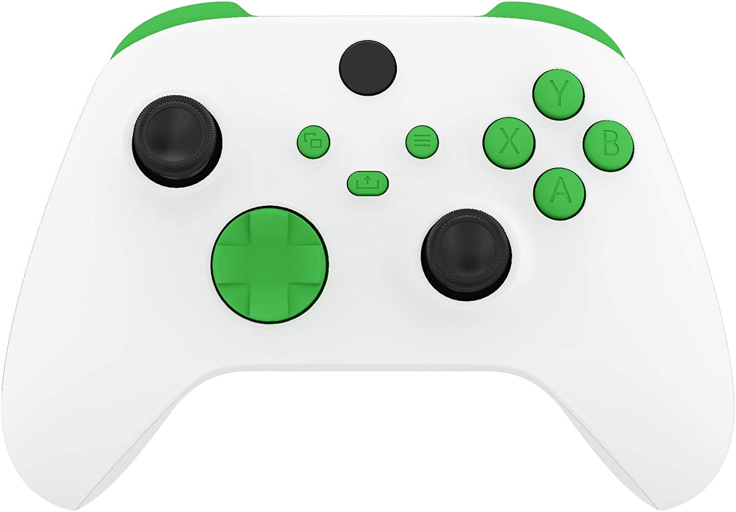 green replacement buttons for xbox series s xbox series x controller lb rb lt rt bumpers triggers d pad abxy start back sync share keys for xbox series x s controller