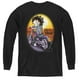 Betty Boop & T-Shirt à Manches Longues Wild Biker-Youth&44; Noir - Moyen – image 1 sur 1
