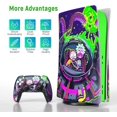 thumbnail image 3 of PS 5 Skin Disc Edition Anime Console and Controller Vinyl Sticker, Durable, Scratch Resistant, Precisely Line Up, Compatible with Play-Station 5, 3 of 5
