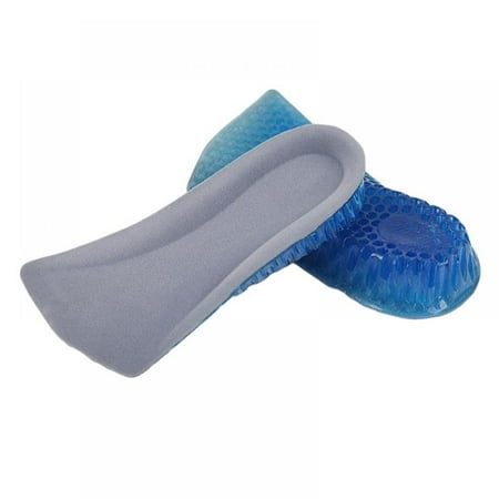 

Naiyafly Unisex Silicone Gel Lift Height Increase Shoe Insoles Heel Insert Pad Comfortable Shoe Pads
