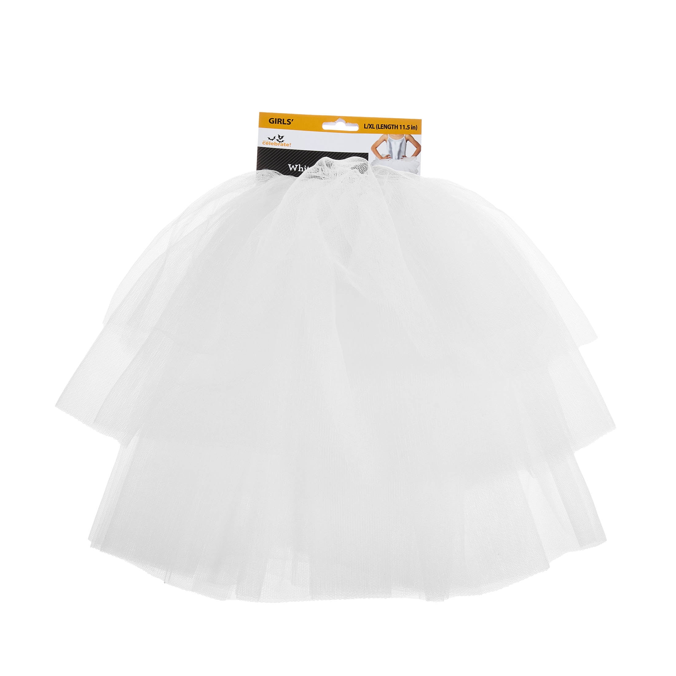 Tutu Costume Accessory for Children, White, L/XL, Halloween by Way To Celebrate