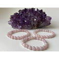 thumbnail image 4 of Rose Quartz Crystal Bead Bracelet, Wholesale Genuine Rose Quartz Bracelet, Healing Crystal Bracelet Gift for Men & Women (1), 4 of 9