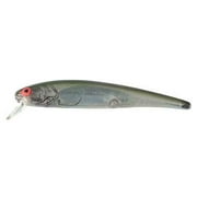 Bomber Lures Long A Slender Minnow Jerbait Fishing Lure, Silver Flash Green Back, B15A Floating (4.5 in, 1/2 oz)