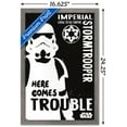 thumbnail image 3 of Star Wars: Saga - Stormtrooper Trouble Wall Poster, 14.725" x 22.375", Framed, 3 of 3