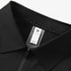 thumbnail image 4 of Camisa Elvqul Hombre Manga Corta Negro Economicas Solapa sin Estampado, 4 of 9