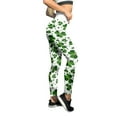thumbnail image 2 of Tejiojio Fall Clearance Women High Waisted Leggings Women Tights St. Patrick's Day Print Tights Workout Yoga Pants, 2 of 9